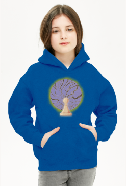 Mighty pawn - szachy - bluza z kapturem dla dziewczynki