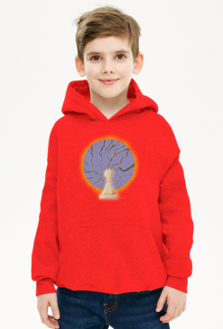 Mighty Pawn - szachy - bluza dla chłopca z kapturem