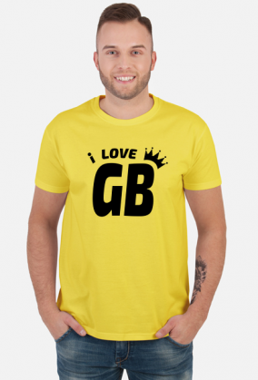 i love GB (koszulka męska) cg