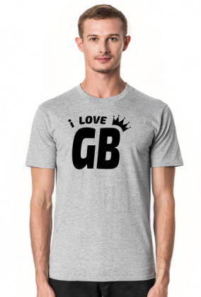 i love GB (koszulka męska) cg