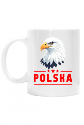 kubek napis Polska Orzeł Biały