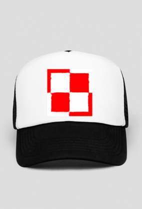 czapka z daszkiem bejsbolówka POLSKA szachownica lotnictwo