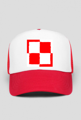 czapka z daszkiem bejsbolówka POLSKA szachownica lotnictwo