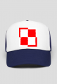 czapka z daszkiem bejsbolówka POLSKA szachownica lotnictwo