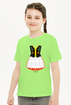 Koszulka KRAKOWIANKA dla dziewczynki Polska