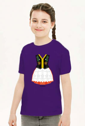 Koszulka KRAKOWIANKA dla dziewczynki Polska