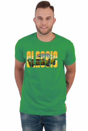 Koszulka męska CLASSIC supersamochód klasyk sportowy