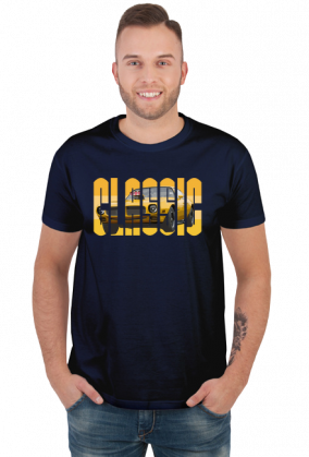 Koszulka męska CLASSIC supersamochód klasyk sportowy