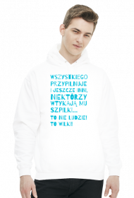 Prezent dla mężczyzny bluza z kapturem z cytatem z kultowej polskiej komedii POLSKA