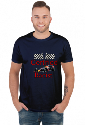 T-Shirt grafika Certified Racist