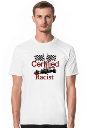 T-Shirt grafika Certified Racist