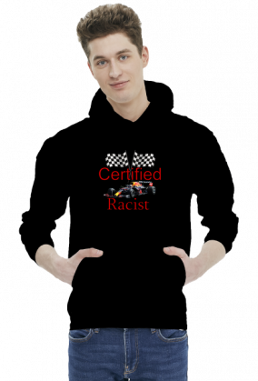 Bluza z kapturem i grafiką Certified Racist