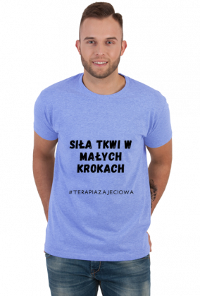 Koszulka męska SIŁA TKWI W MAŁYCH KROKACH