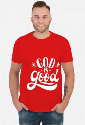 God is good - koszulka męska ciemna