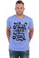 Faith over fear - koszulka męska jasna