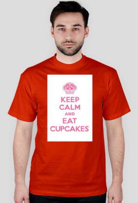 Koszulka ,,Keep Calm and eat cupcakes''