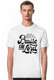 Praise the lord - koszulka męska jasna