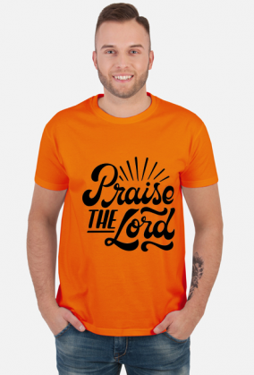 Praise the lord - koszulka męska jasna