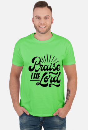 Praise the lord - koszulka męska jasna