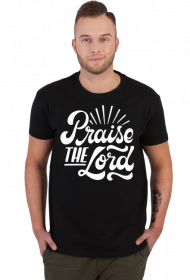 Praise the lord - koszulka męska ciemna