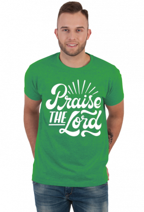 Praise the lord - koszulka męska ciemna