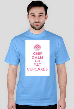 Koszulka ,,Keep Calm and eat cupcakes''
