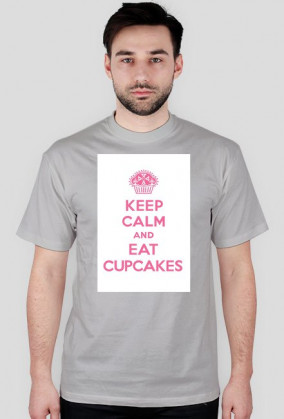 Koszulka ,,Keep Calm and eat cupcakes''