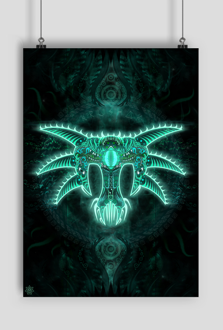 THE SLEEPER Vertical Print 42x59cm (A2) - Dżuls Art