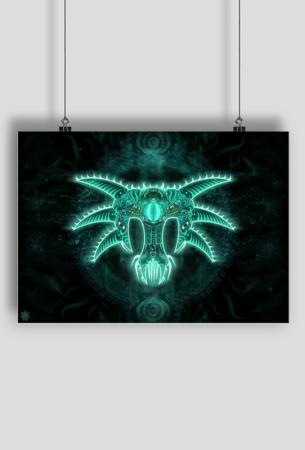 THE SLEEPER Horizontal Print 42x59cm (A2) - Dżuls Art