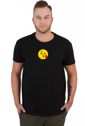 Koszulka z emoji kiss