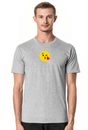 Koszulka z emoji kiss