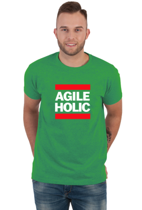 Agile Holic t-shirt męski
