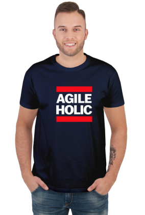 Agile Holic t-shirt męski