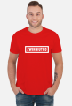 Zwinniutko t-shirt męski (na biało)