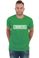 Zwinniutko t-shirt męski (na biało)