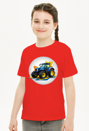 Koszulka z grafiką New Holland