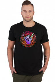 T-Shirt Smile Hand Dark