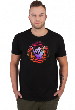 T-Shirt Smile Hand Dark
