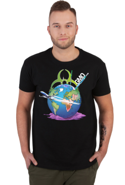 T-shirt Earth GMO Dark