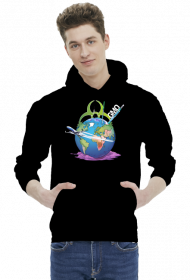 Hoodie Earth GMO Dark