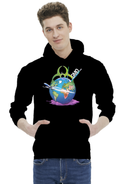 Hoodie Earth GMO Dark