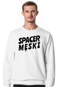 Spacer Męski - jasna bluza