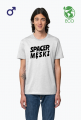 Spacer Męski - jasny t-shirt