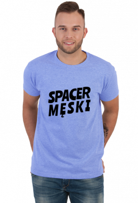 Spacer Męski - różne jasne kolory t-shirt