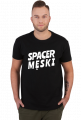 Spacer Męski - ciemne kolory t-shirt