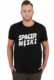 Spacer Męski - ciemne kolory t-shirt