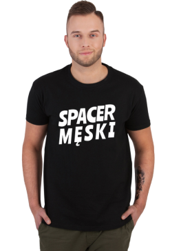 Spacer Męski - ciemne kolory t-shirt