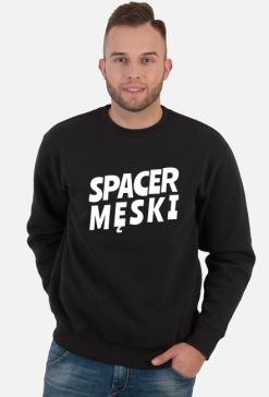 Spacer Męski - ciemna bluza