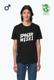 Spacer Męski - ciemny t-shirt