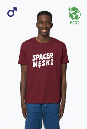 Spacer Męski - ciemny t-shirt